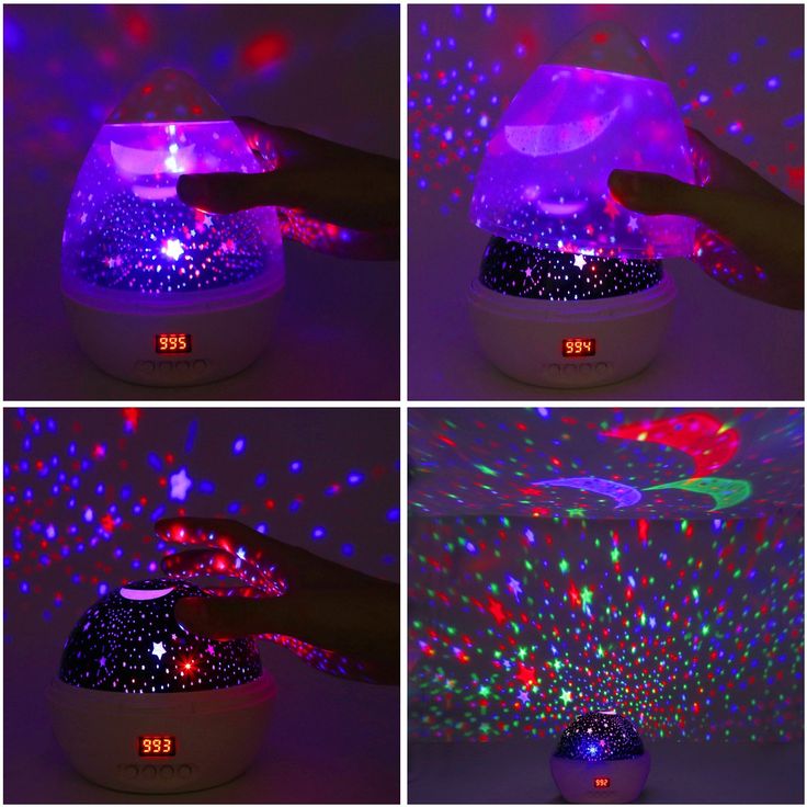 جهاز عرض ضوء ليلي LED على شكل نجمة